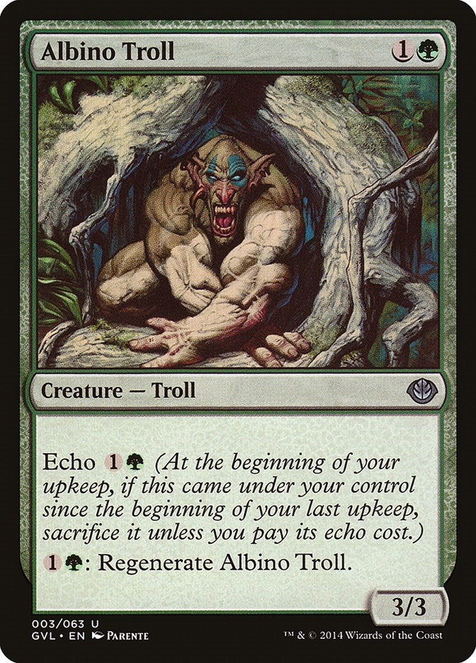 Albino Troll (3) (Duel Decks: Anthology)