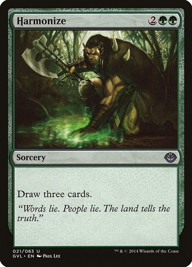 Harmonize (GVL) (21) (Duel Decks: Anthology)