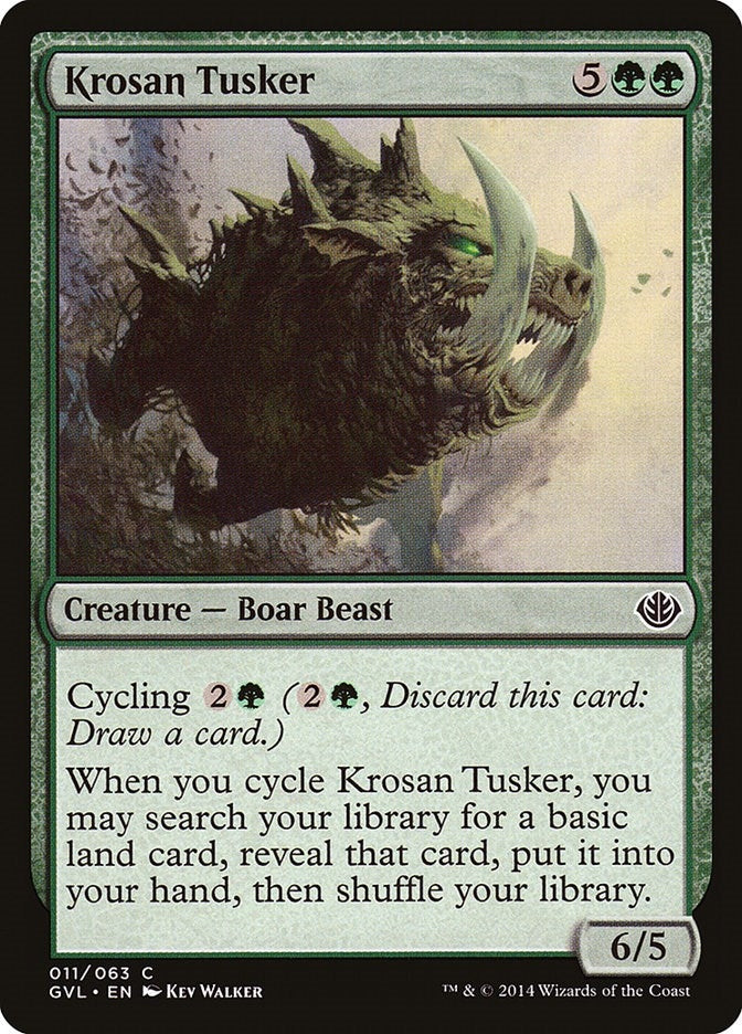 Krosan Tusker (11) (Duel Decks: Anthology)