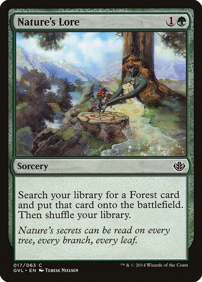 Nature's Lore (17) (Duel Decks: Anthology)