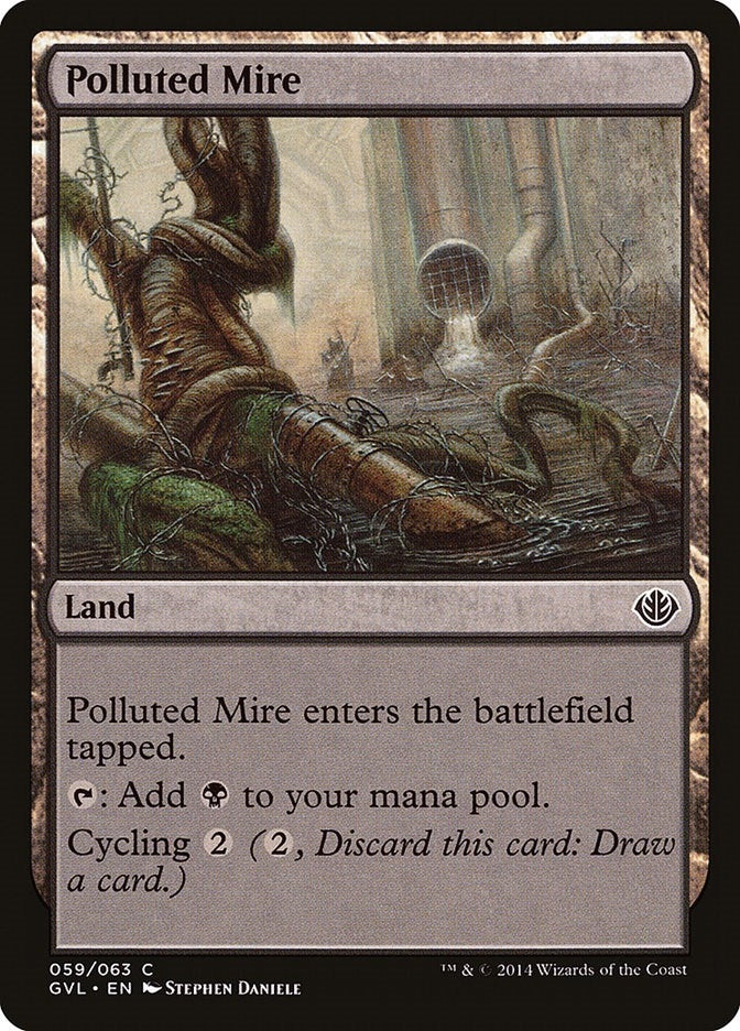 Polluted Mire (59) (Duel Decks: Anthology)