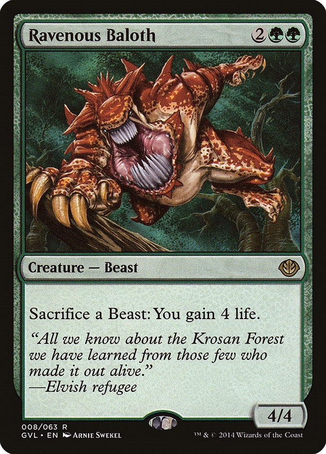 Ravenous Baloth (8) (Duel Decks: Anthology)