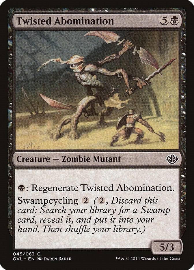 Image for Twisted Abomination (45) - Magic: The Gathering