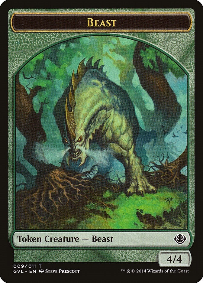 Beast Token (009) (9) (Duel Decks: Anthology)