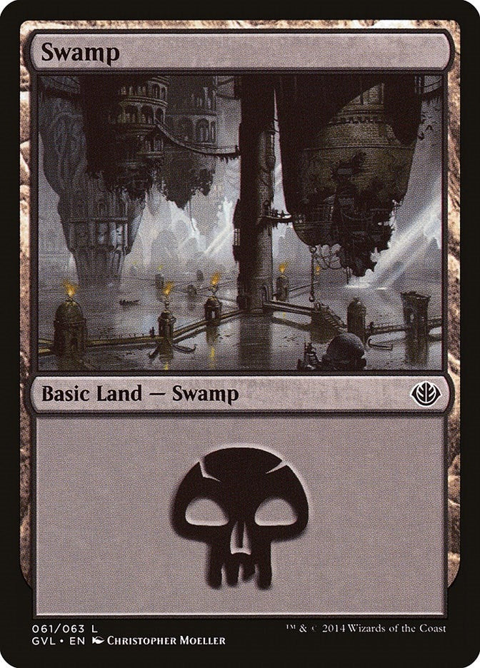 Swamp (061) (GVL) (61) (Duel Decks: Anthology)