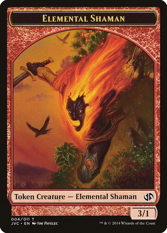 Elemental Shaman Token (4) (Duel Decks: Anthology)