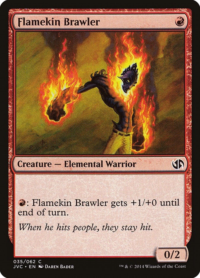 Flamekin Brawler (35) (Duel Decks: Anthology)