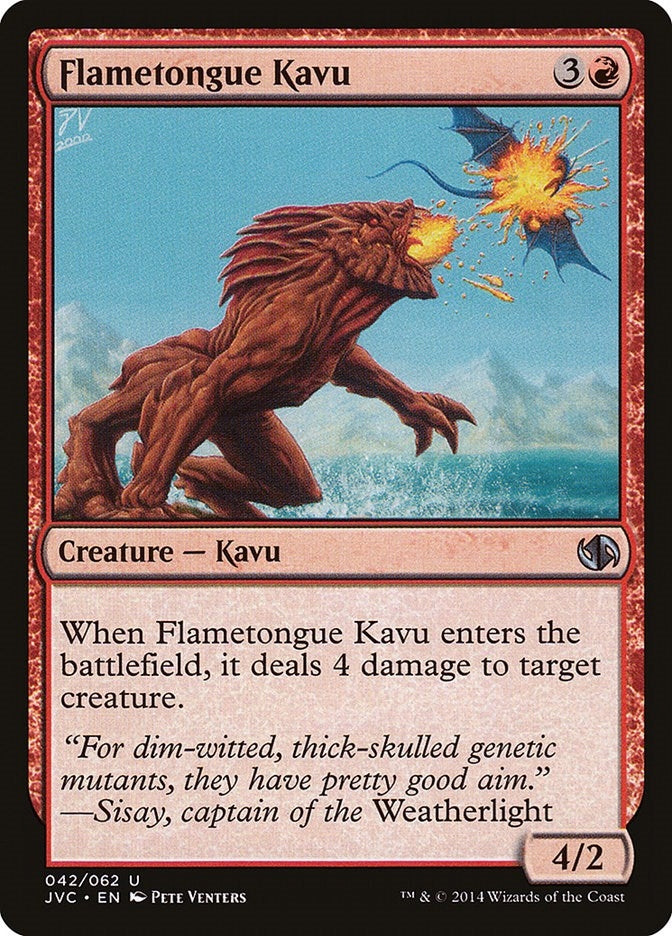 Flametongue Kavu (42) (Duel Decks: Anthology)