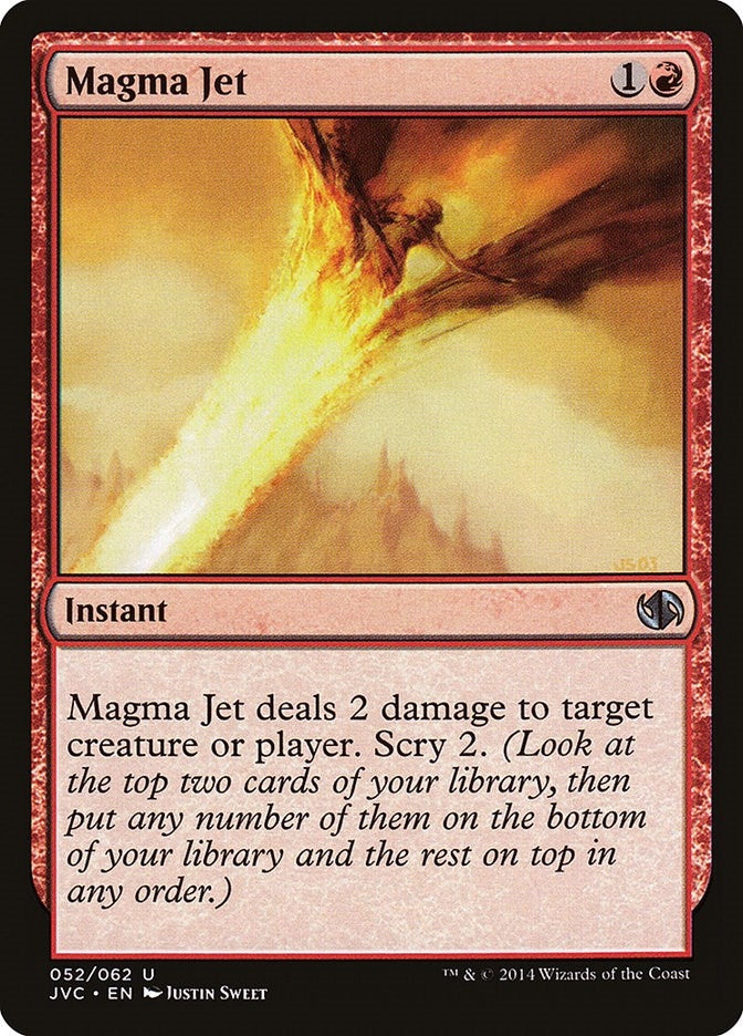 Magma Jet (52) (Duel Decks: Anthology)