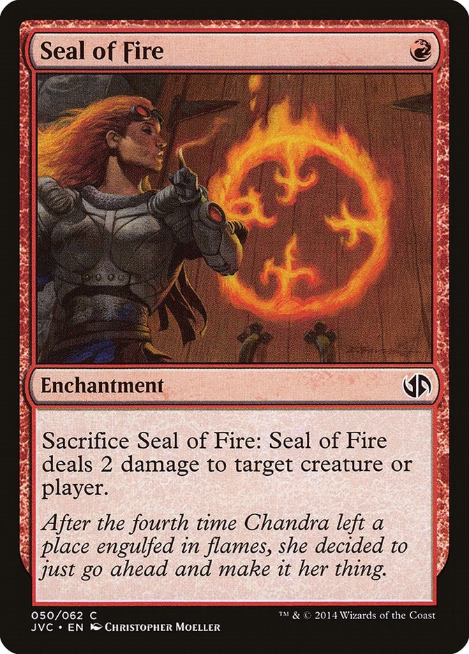 Seal of Fire (50) (Duel Decks: Anthology)