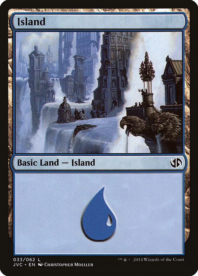 Island (33) (Jace vs. Chandra) (33) (Duel Decks: Anthology)