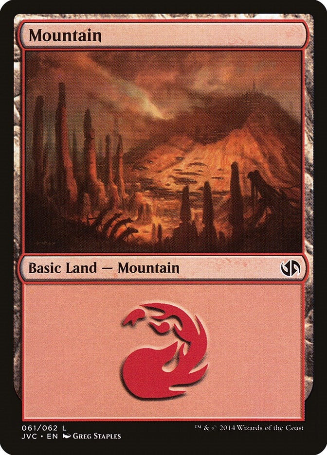 Mountain (061) (JVC) (61) (Duel Decks: Anthology)