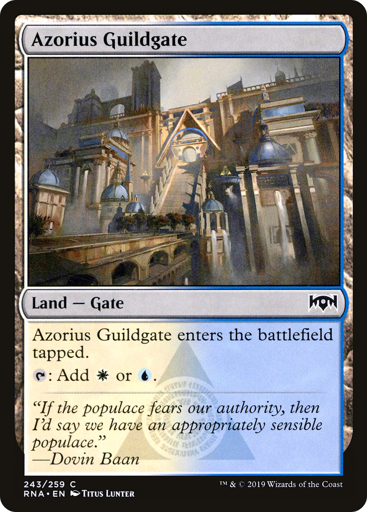 Azorius Guildgate (243) (243) (Ravnica Allegiance)