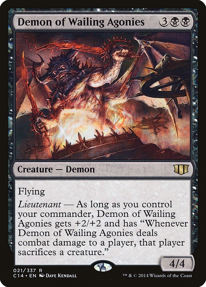 Demon of Wailing Agonies (21) (Commander 2014)