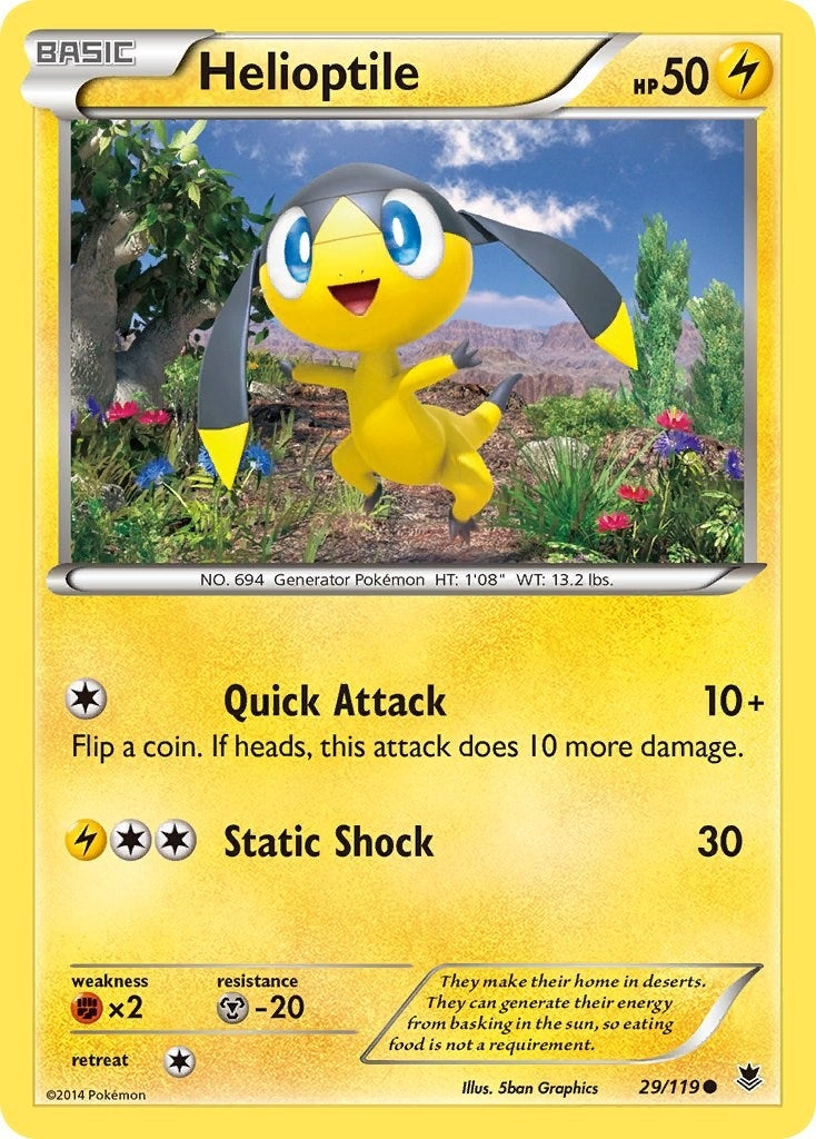 Image for Helioptile (29) (29/119) (XY - Phantom Forces) - Pokemon