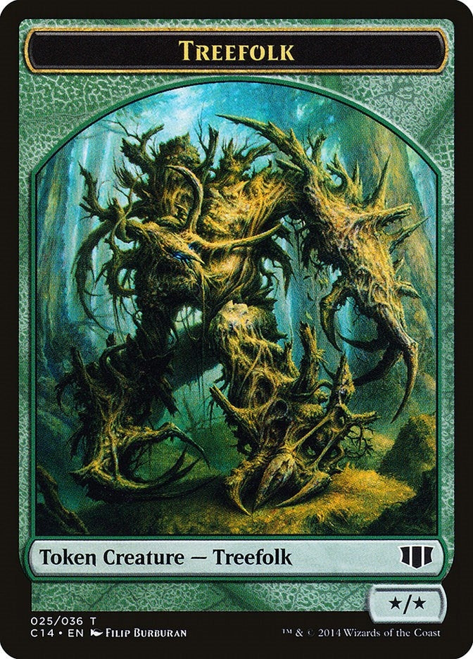 Treefolk // Wolf Double-Sided Token (25 // 26)