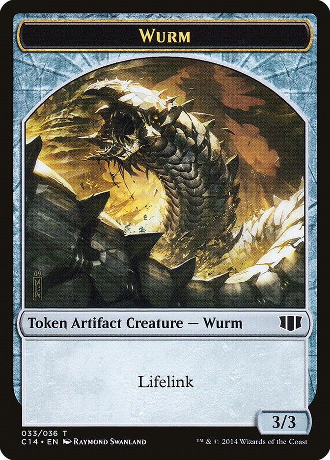 Wurm (033) // Goat Double-sided Token (33 // 3)