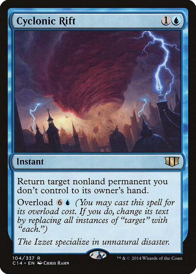 Image for Cyclonic Rift (104) (Commander 2014) - Magic: The Gathering