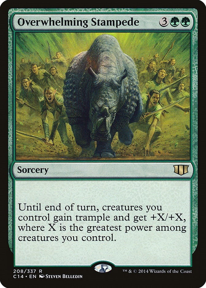 Overwhelming Stampede (208) (Commander 2014)