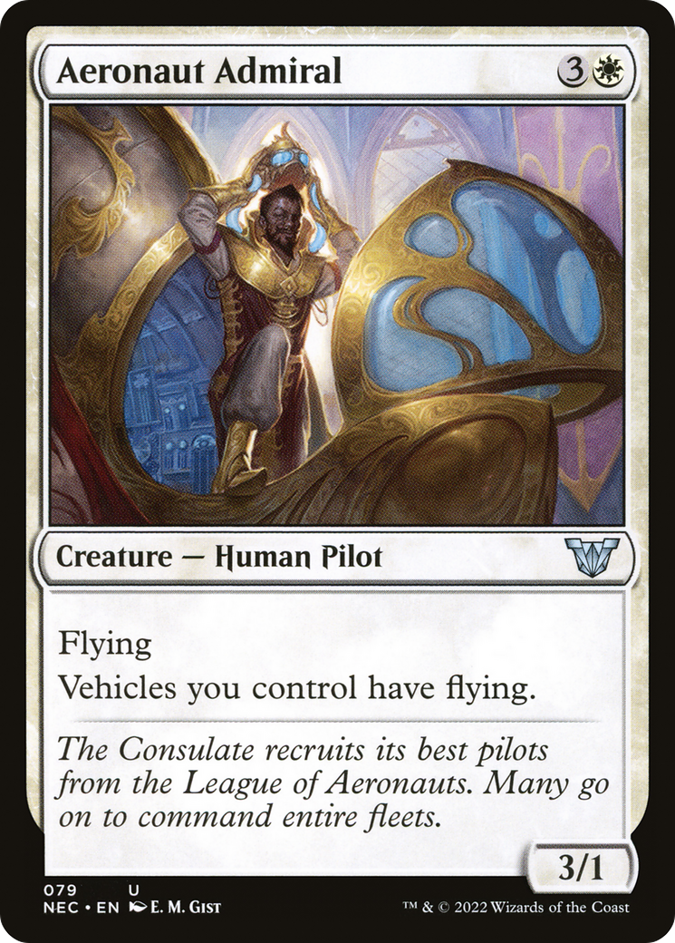 Aeronaut Admiral (79) (Commander: Kamigawa: Neon Dynasty)