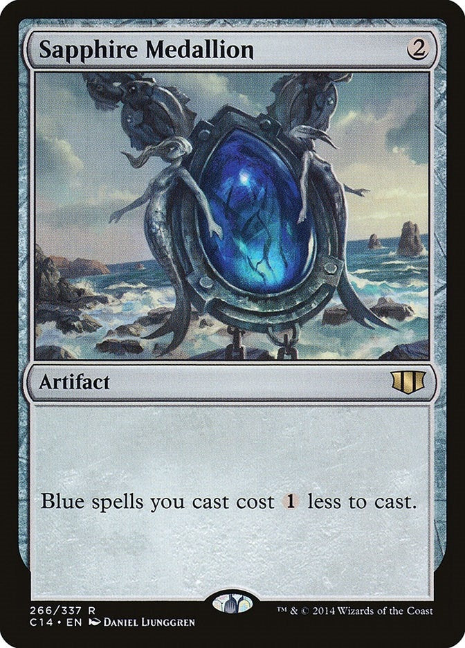 Image for Sapphire Medallion (266) (Commander 2014) - Magic: The Gathering