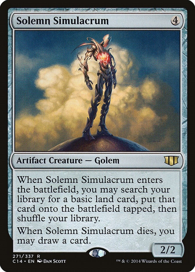 Solemn Simulacrum (271) (Commander 2014)