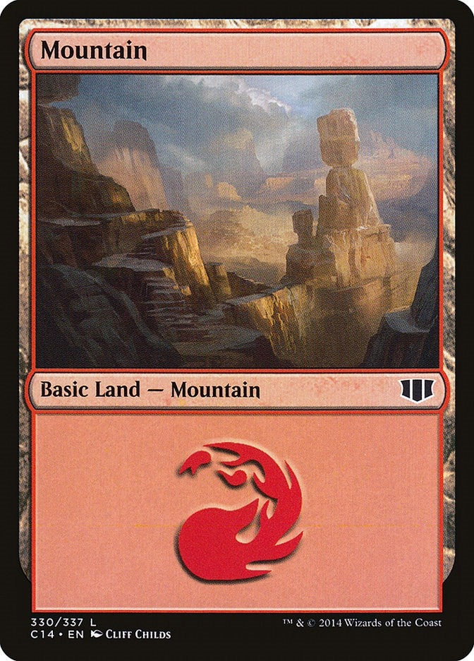 Mountain (330) (330) (Commander 2014)