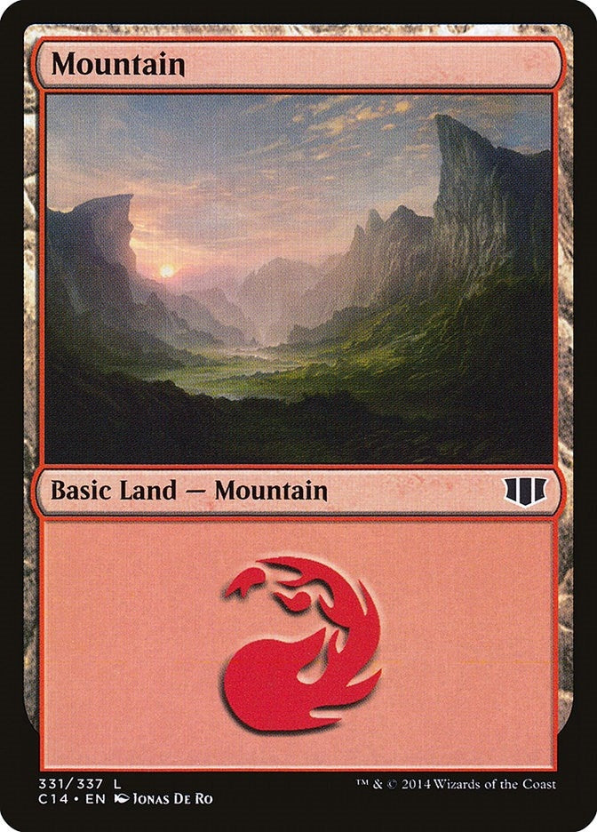 Mountain (331) (331) (Commander 2014)