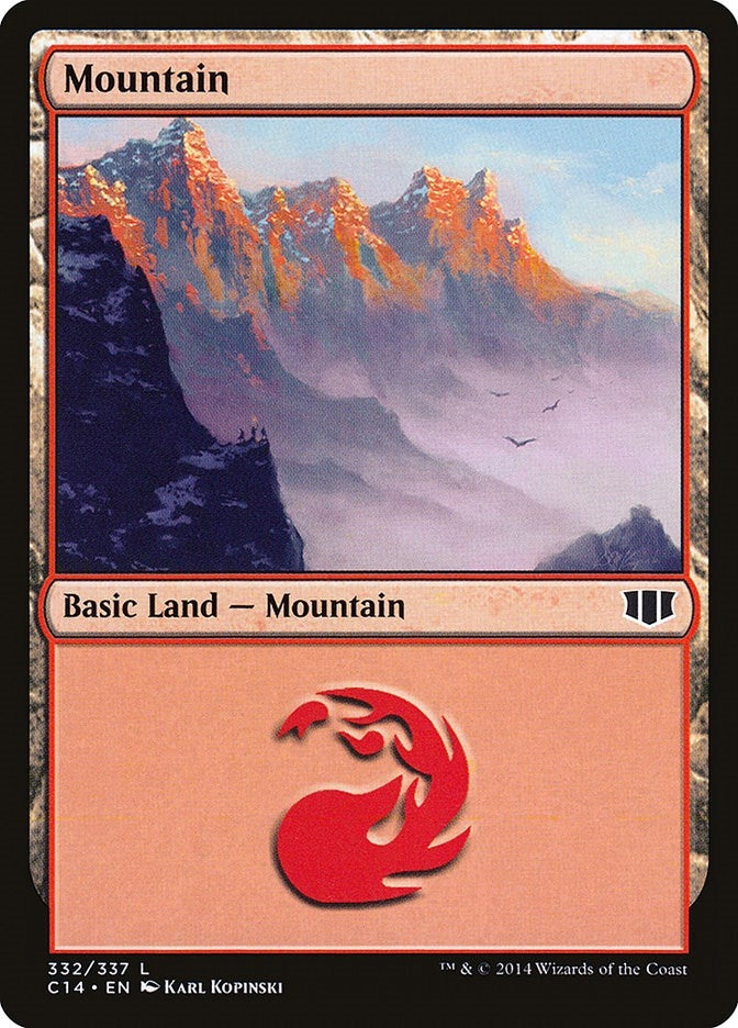 Mountain (332) (332) (Commander 2014)