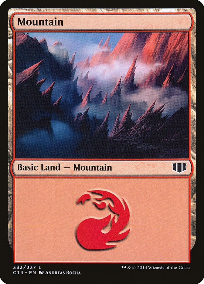 Mountain (333) (333) (Commander 2014)