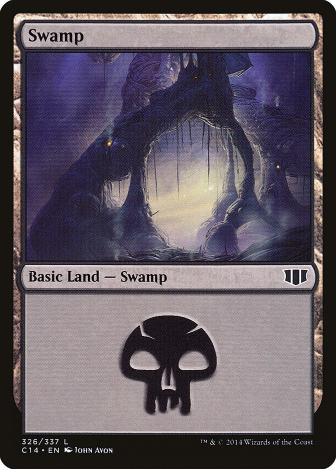 Swamp (326) (326) (Commander 2014)