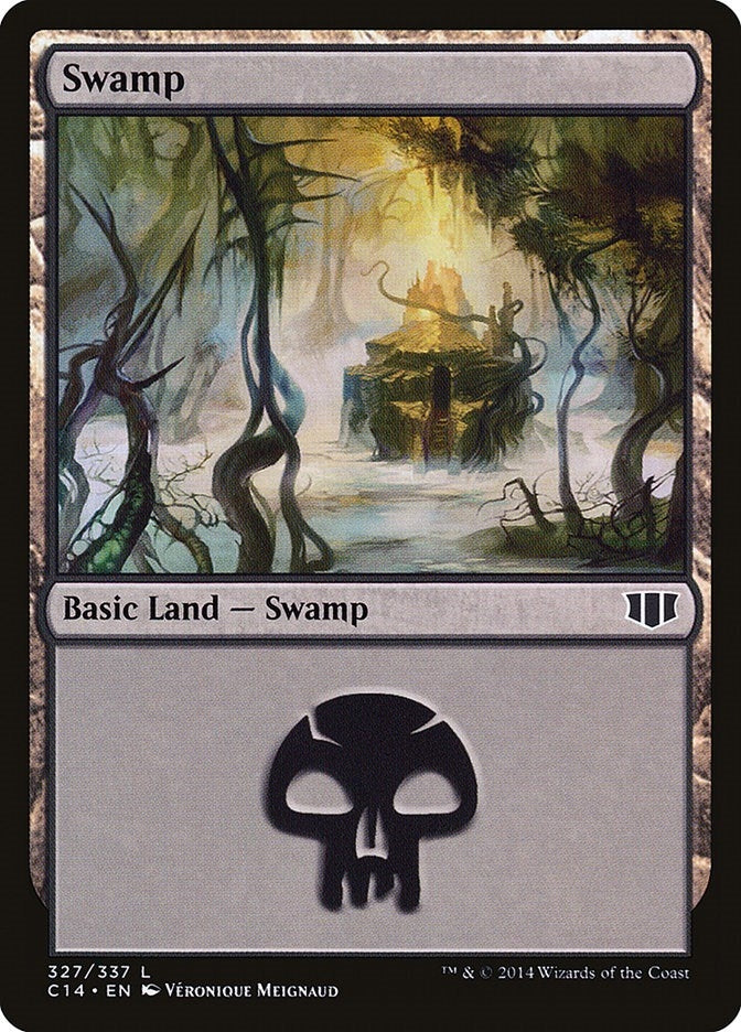 Swamp (327) (327) (Commander 2014)