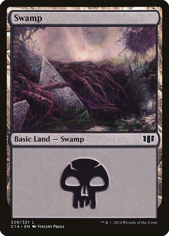 Swamp (329) (329) (Commander 2014)
