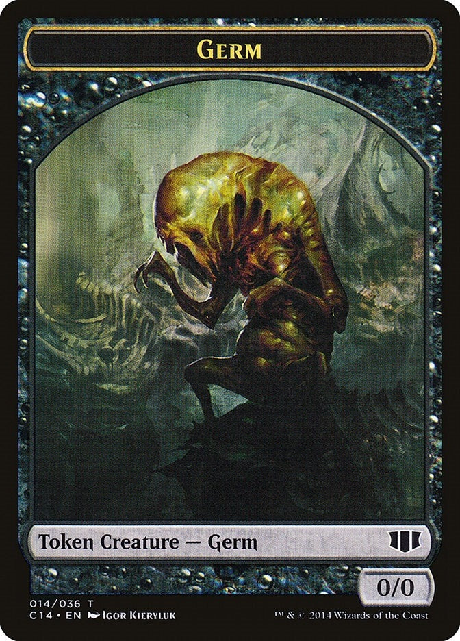 Germ // Zombie (016) Double-Sided Token (14 // 16) (Commander 2014)