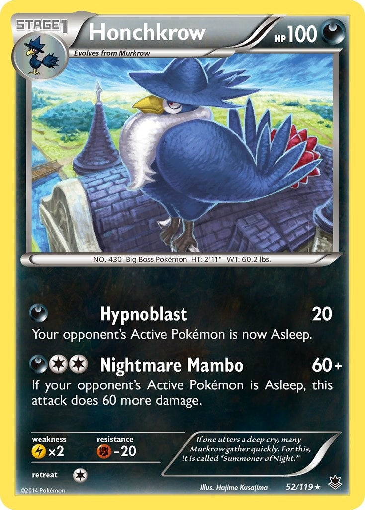 Image for Honchkrow (52/119) (XY - Phantom Forces) - Pokemon