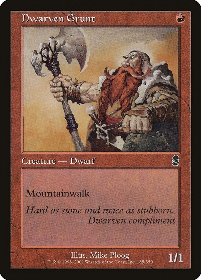 Dwarven Grunt (185) (Odyssey)