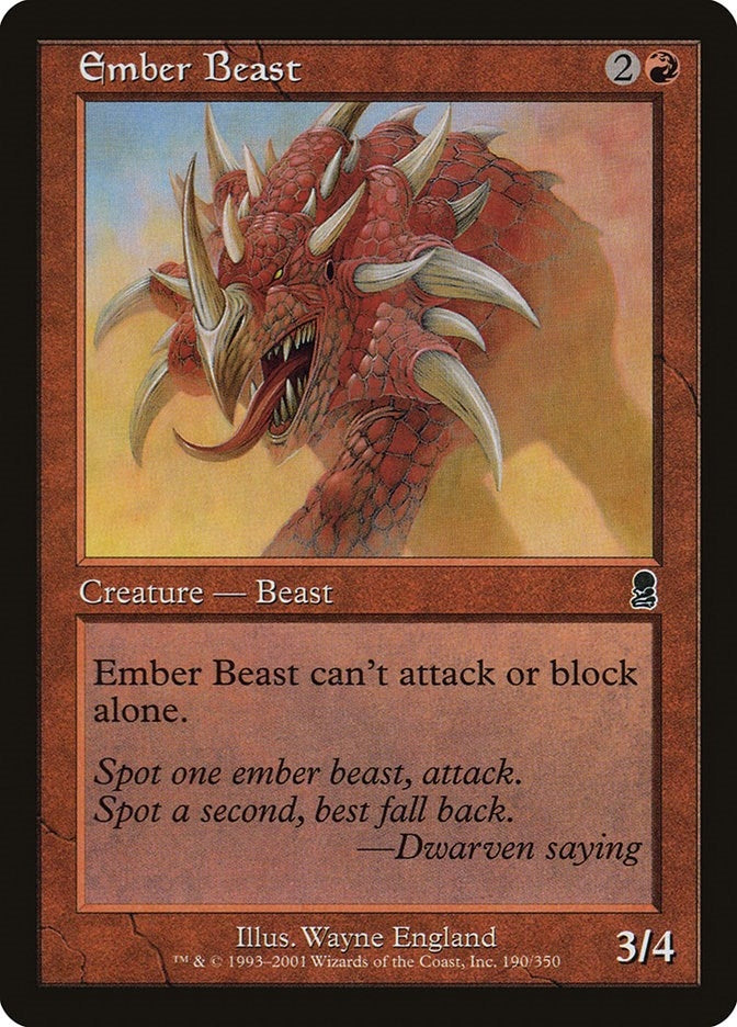 Ember Beast (190) (Odyssey)