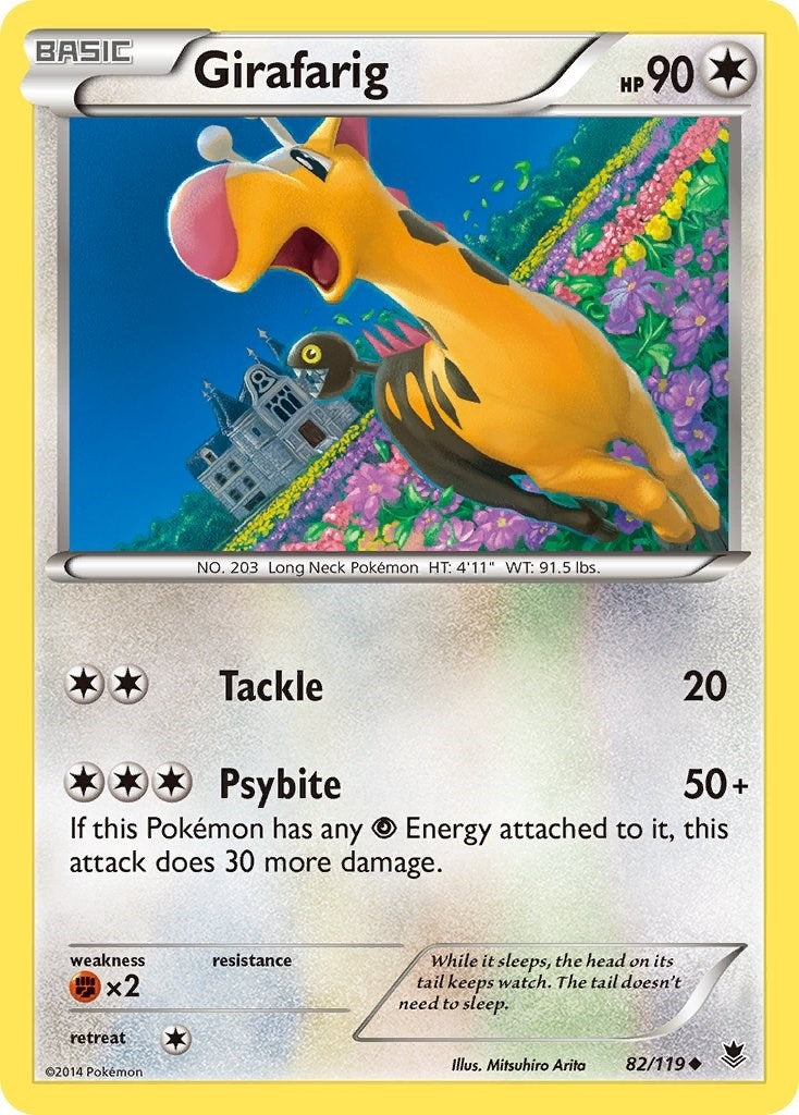 Image for Girafarig (82/119) (XY - Phantom Forces) - Pokemon