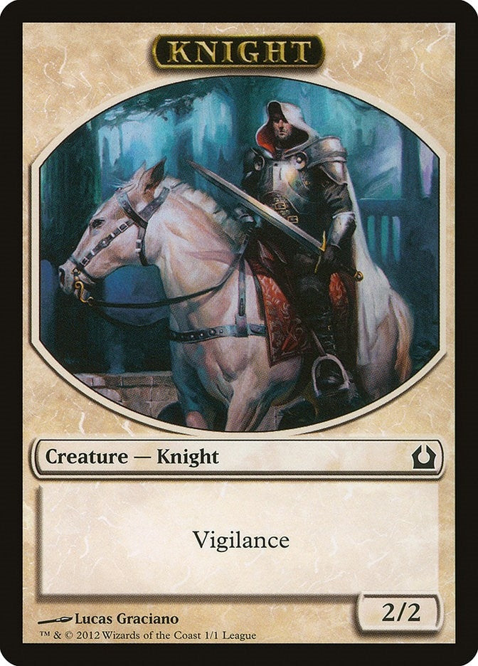 Knight Token (1) (League Promos)