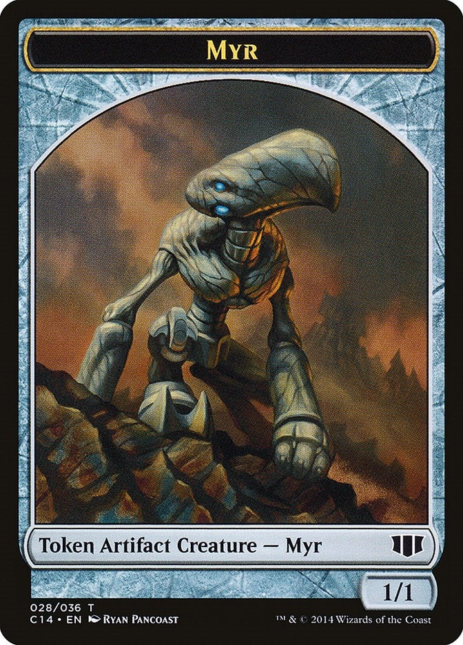 Myr // Pentavite Double-Sided Token (28 // 29) (Commander 2014)