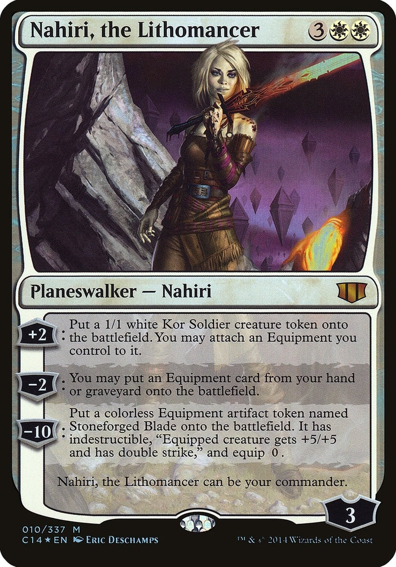 Nahiri, the Lithomancer (Commander 2014) (10) (Oversize Cards)