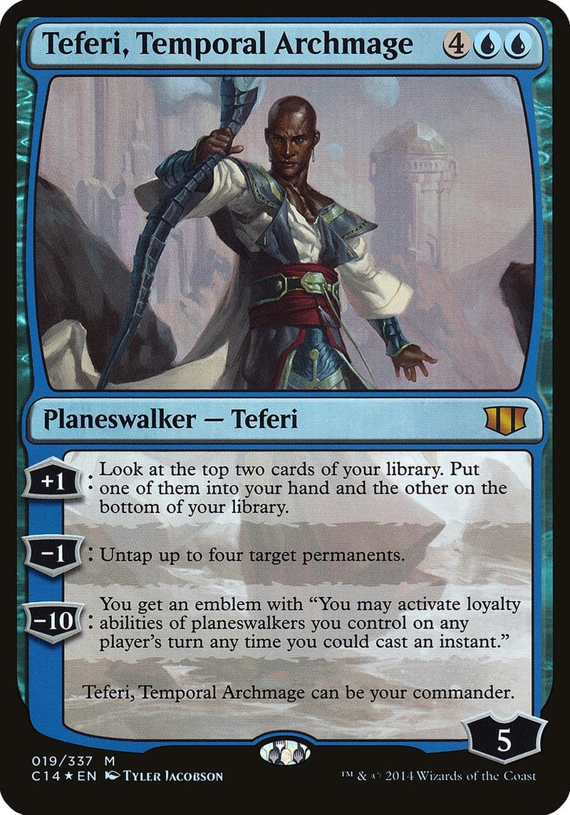 Teferi, Temporal Archmage (Commander 2014) (19) (Oversize Cards)