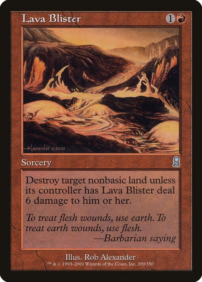 Lava Blister (200) (Odyssey)