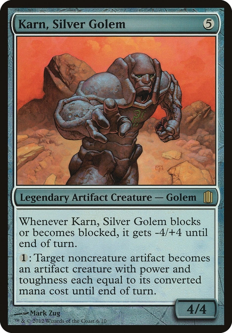 Karn, Silver Golem (Commander's Arsenal) (Oversize Cards)