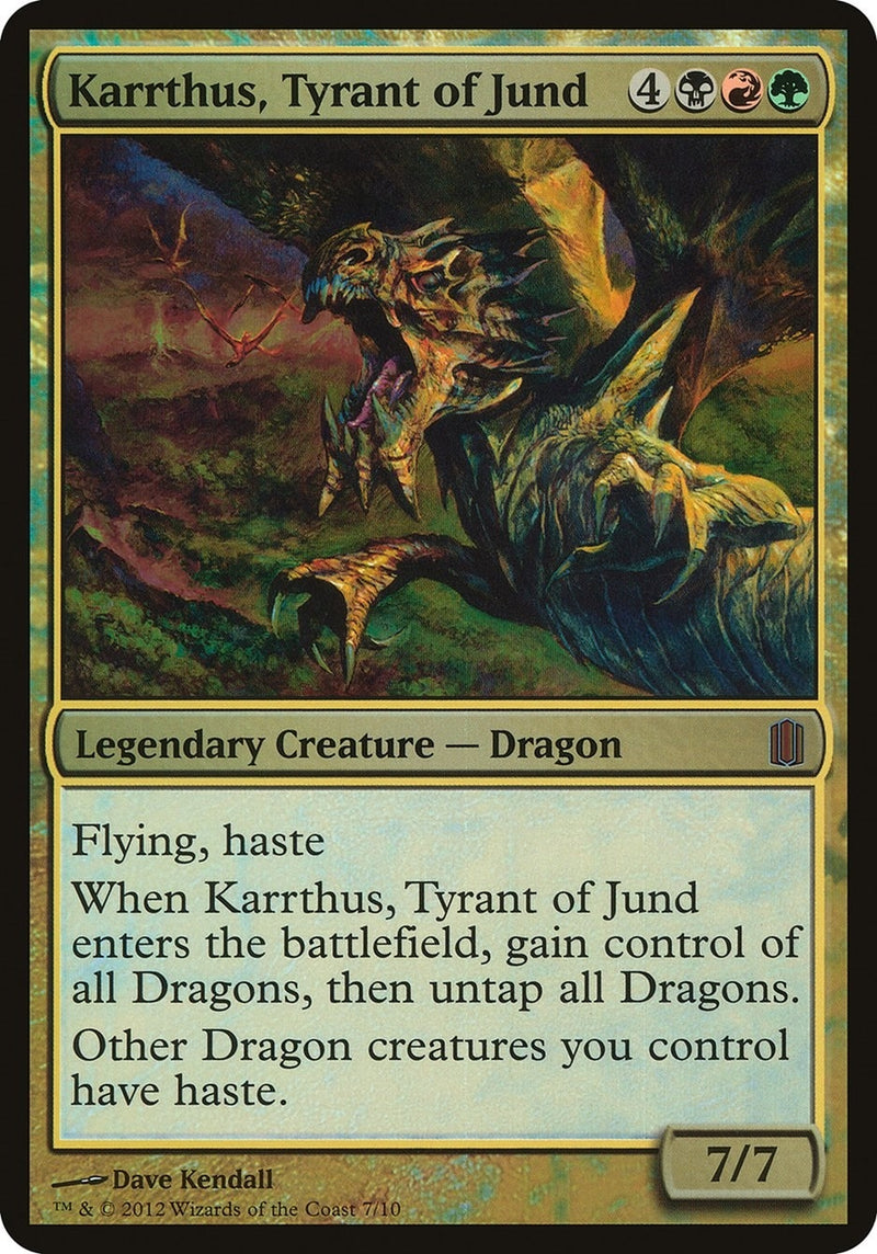 Karrthus, Tyrant of Jund (Commander's Arsenal) (Oversize Cards)