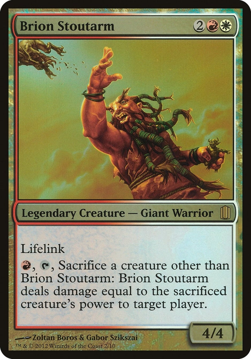 Brion Stoutarm (Commander's Arsenal) (Oversize Cards)