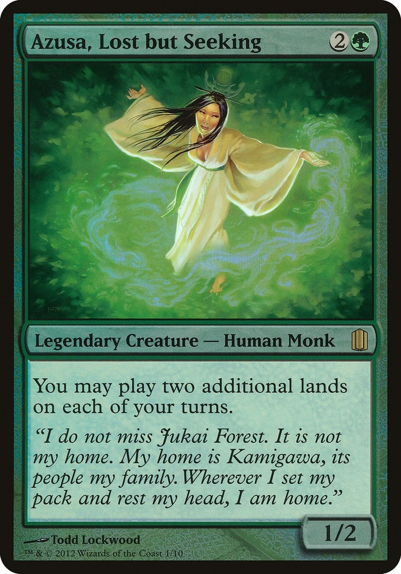 Azusa, Lost but Seeking (Commander's Arsenal) (Oversize Cards)