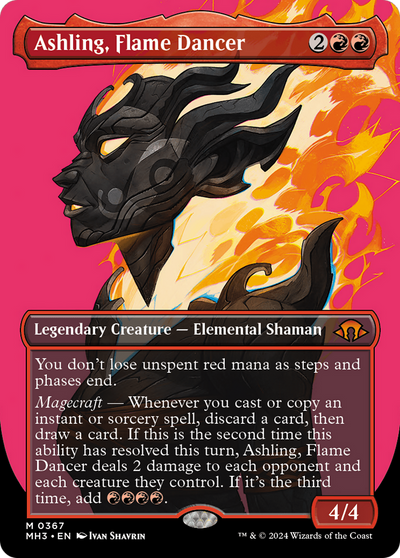 Ashling, Flame Dancer (Borderless) (367) (Modern Horizons 3)
