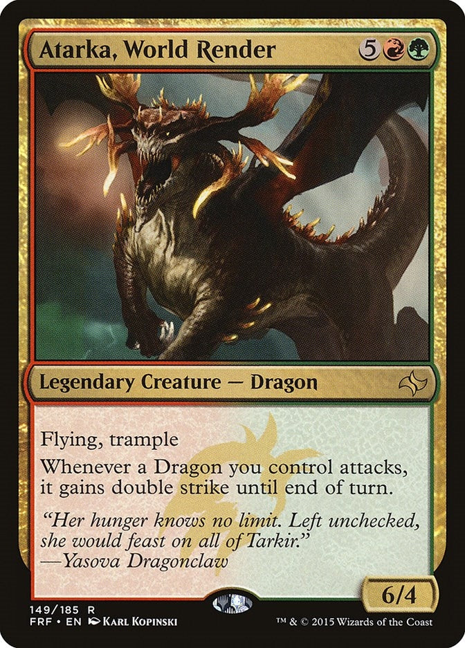 Atarka, World Render (149) (Fate Reforged)