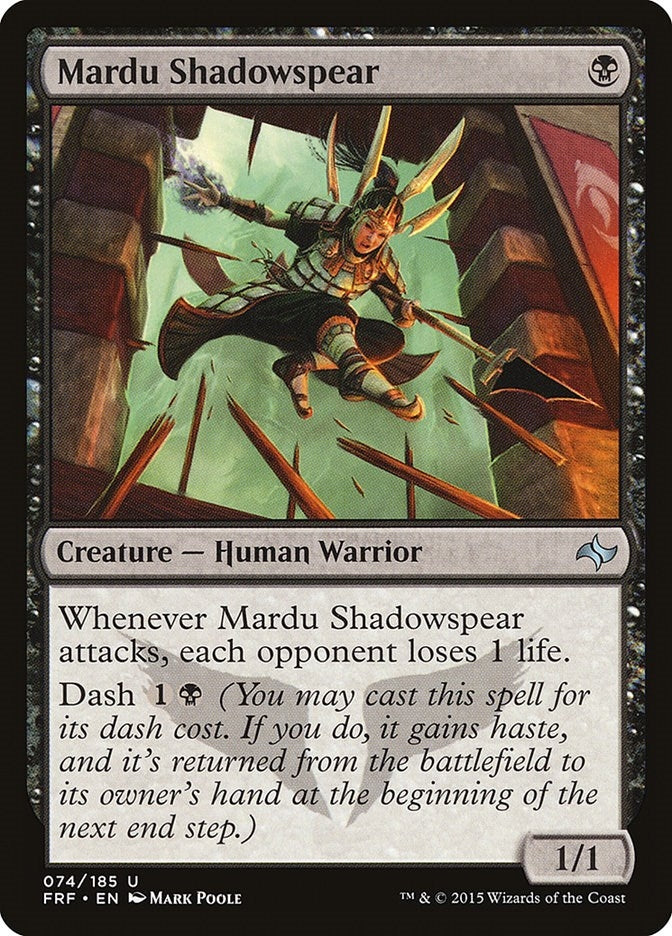 Mardu Shadowspear (74) (Fate Reforged)